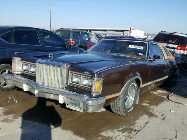 8H93F659774 - 1978 MERCURY COUGAR BROWN photo 2