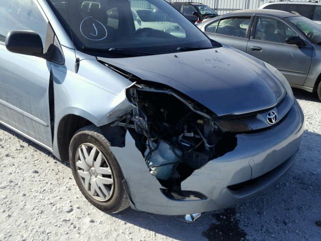 5TDZA23CX6S566730 - 2006 TOYOTA SIENNA CE GRAY photo 9