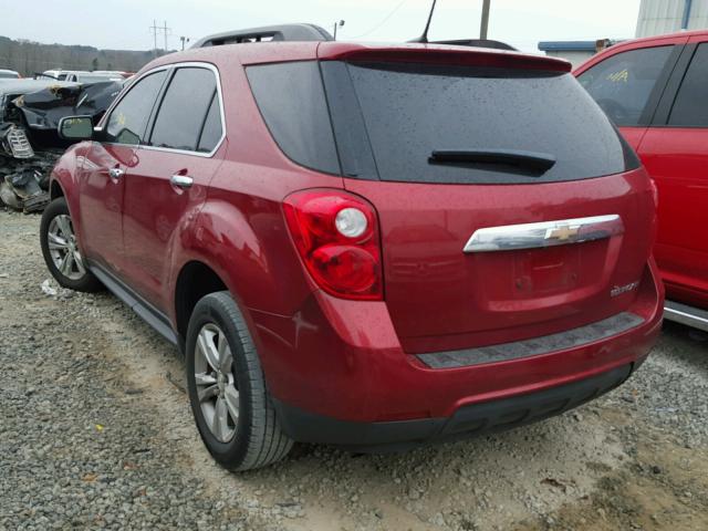 2GNALCEK6E6229067 - 2014 CHEVROLET EQUINOX LT RED photo 3