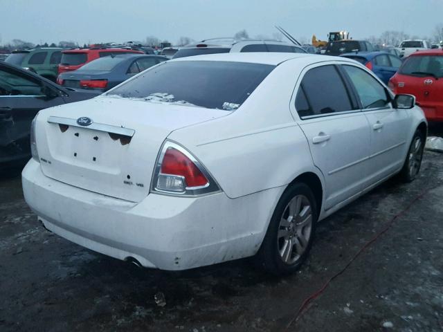 3FAFP08196R169595 - 2006 FORD FUSION SEL WHITE photo 4