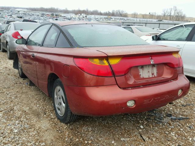 1G8ZP128X2Z251502 - 2002 SATURN SC1 ORANGE photo 3