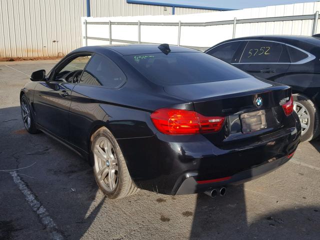 WBA3N3C54EK230365 - 2014 BMW 428 I BLACK photo 3