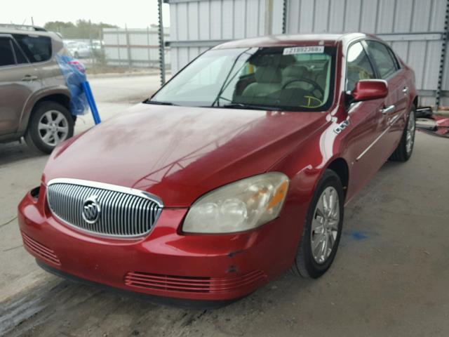 1G4HD57218U189382 - 2008 BUICK LUCERNE CX RED photo 2