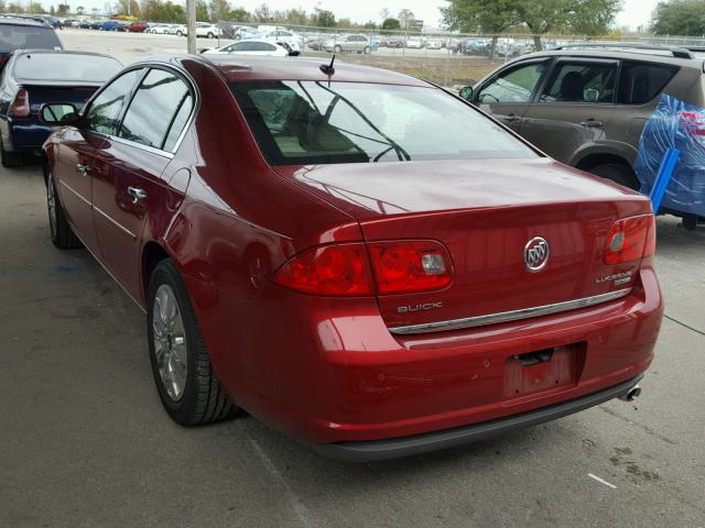 1G4HD57218U189382 - 2008 BUICK LUCERNE CX RED photo 3