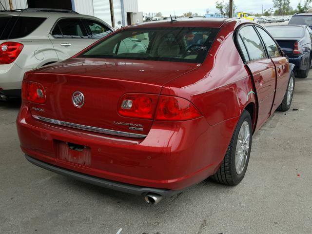 1G4HD57218U189382 - 2008 BUICK LUCERNE CX RED photo 4