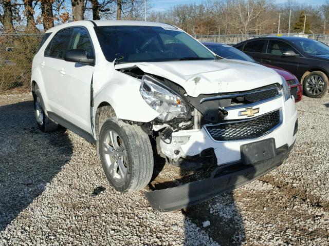 1GNALBEKXDZ129826 - 2013 CHEVROLET EQUINOX LS WHITE photo 1