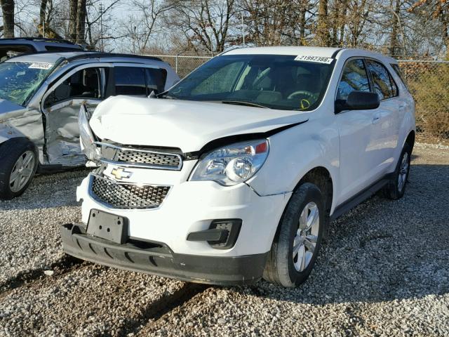 1GNALBEKXDZ129826 - 2013 CHEVROLET EQUINOX LS WHITE photo 2