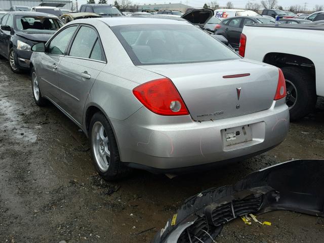 1G2ZG57B084191855 - 2008 PONTIAC G6 BASE SILVER photo 3