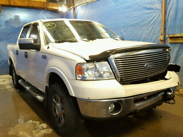 1FTPW14V97FA30470 - 2007 FORD F150 SUPER WHITE photo 1