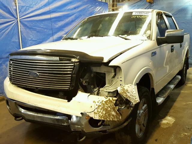 1FTPW14V97FA30470 - 2007 FORD F150 SUPER WHITE photo 2