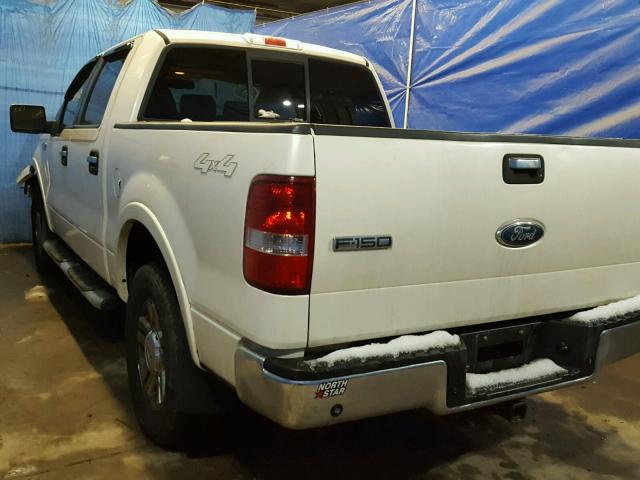 1FTPW14V97FA30470 - 2007 FORD F150 SUPER WHITE photo 3