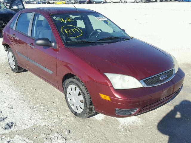 1FAFP34N27W237132 - 2007 FORD FOCUS ZX4 RED photo 1