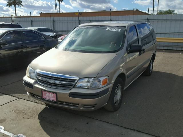 1GNDX03E04D125624 - 2004 CHEVROLET VENTURE TAN photo 2