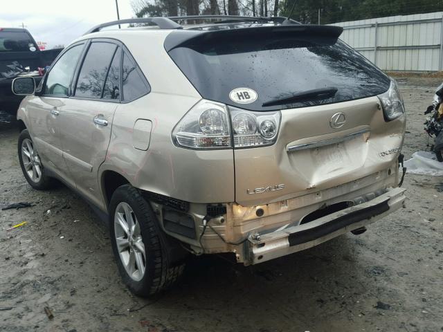 2T2GK31U88C037807 - 2008 LEXUS RX 350 BROWN photo 3