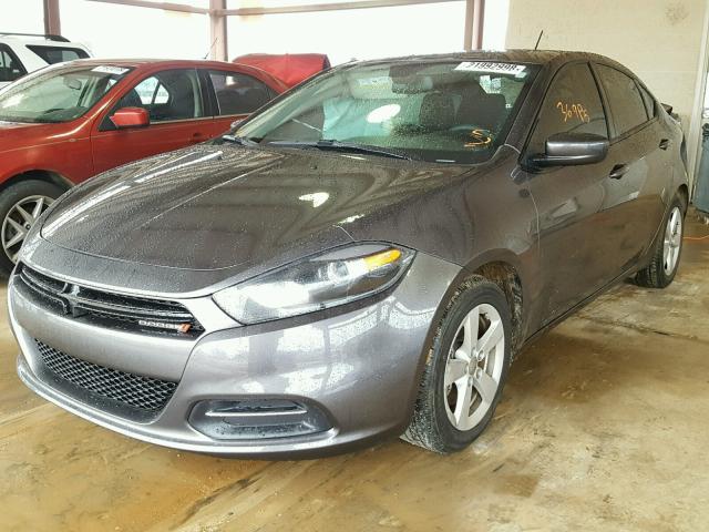 1C3CDFBB0GD506163 - 2016 DODGE DART SXT GRAY photo 2