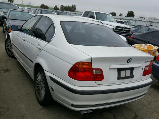 WBAAV53461FJ64267 - 2001 BMW 330 I WHITE photo 3