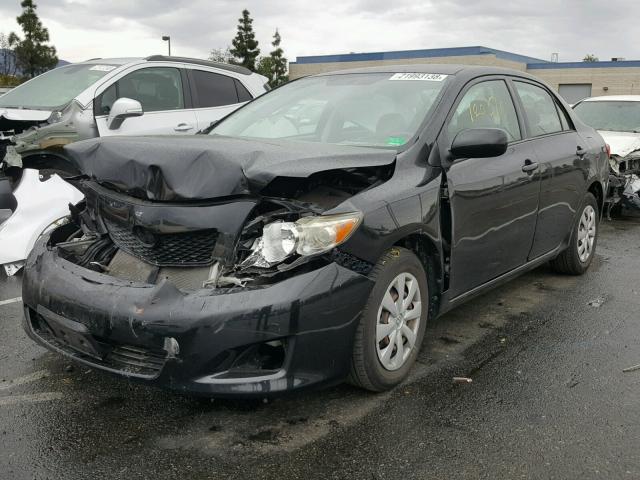 JTDBL40E89J036867 - 2009 TOYOTA COROLLA BA BLACK photo 2