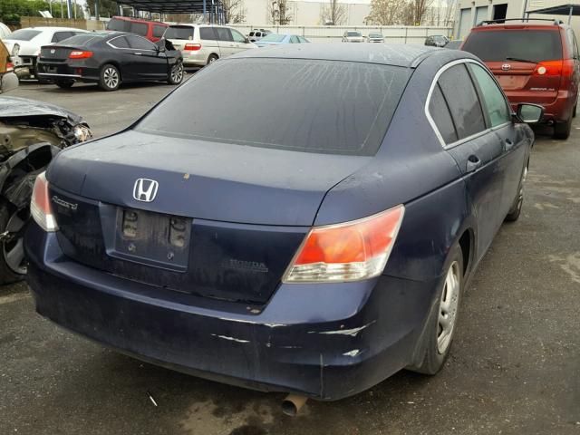 1HGCP26339A190259 - 2009 HONDA ACCORD LX BLUE photo 4