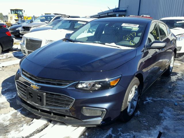 1G1ZB5ST4HF287205 - 2017 CHEVROLET MALIBU LS BLUE photo 2