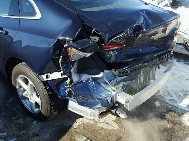 1G1ZB5ST4HF287205 - 2017 CHEVROLET MALIBU LS BLUE photo 9