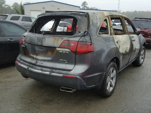 2HNYD2H38CH519082 - 2012 ACURA MDX TECHNO BURN photo 4