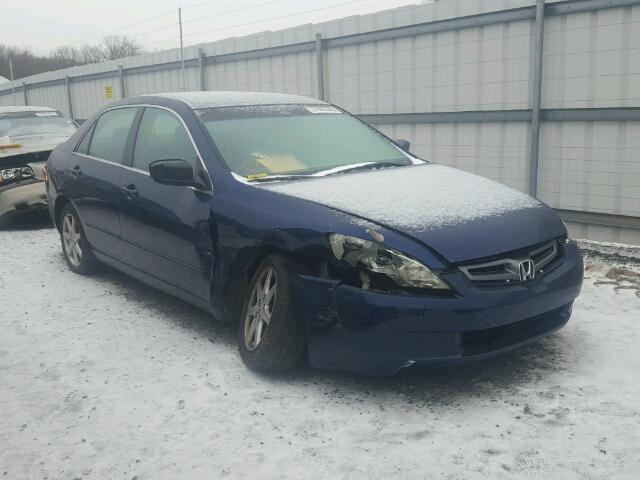 1HGCM66514A089473 - 2004 HONDA ACCORD EX BLUE photo 1