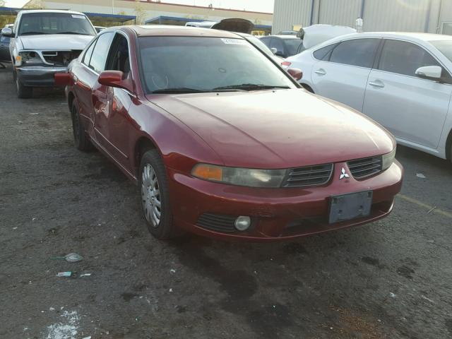 4A3AA46H22E010635 - 2002 MITSUBISHI GALANT ES MAROON photo 1