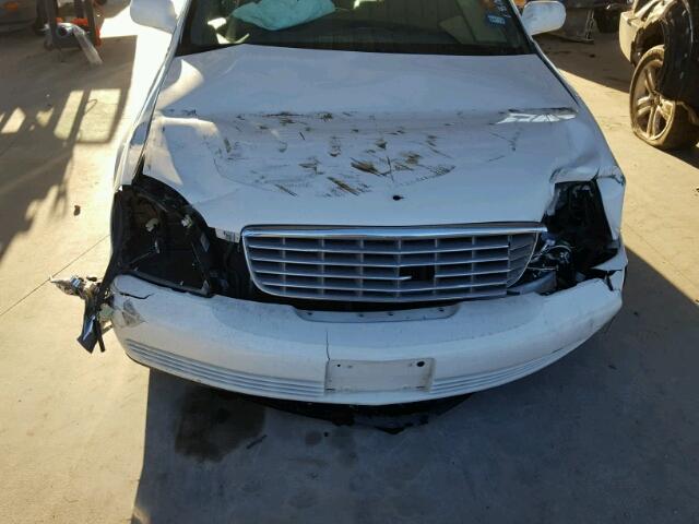 1G6KD54Y74U125993 - 2004 CADILLAC DEVILLE WHITE photo 9