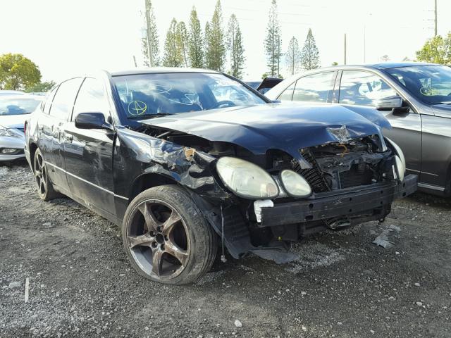 JT8BD69S440197358 - 2004 LEXUS GS 300 BLACK photo 1