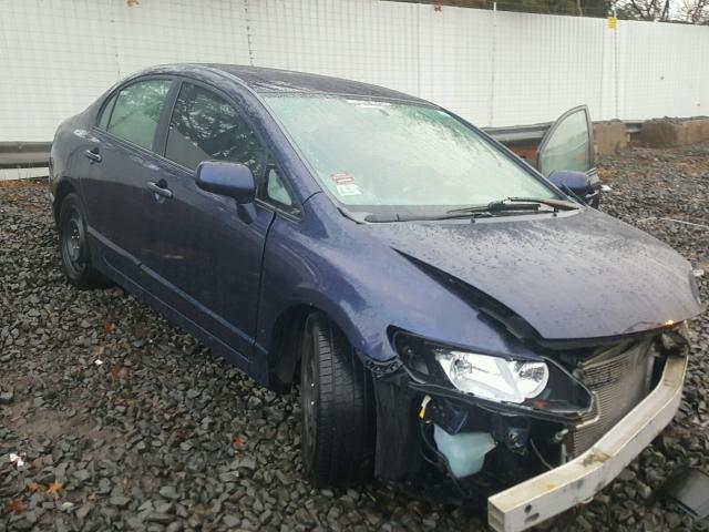 1HGFA16567L136319 - 2007 HONDA CIVIC LX BLUE photo 1