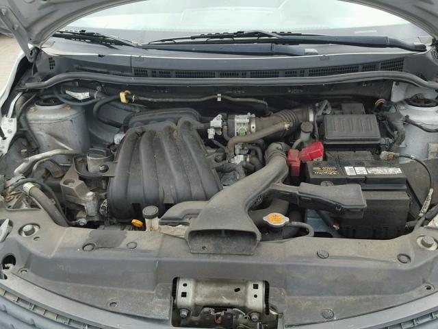 3N1CC11E89L483468 - 2009 NISSAN VERSA S SILVER photo 7