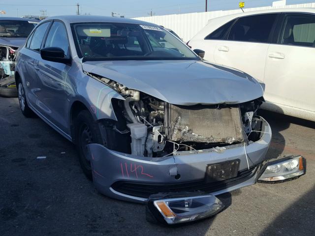 3VW2K7AJ3EM305139 - 2014 VOLKSWAGEN JETTA BASE SILVER photo 1