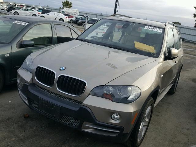 5UXFE43539L266083 - 2009 BMW X5 XDRIVE3 ოქროსფერი ფოტო 2