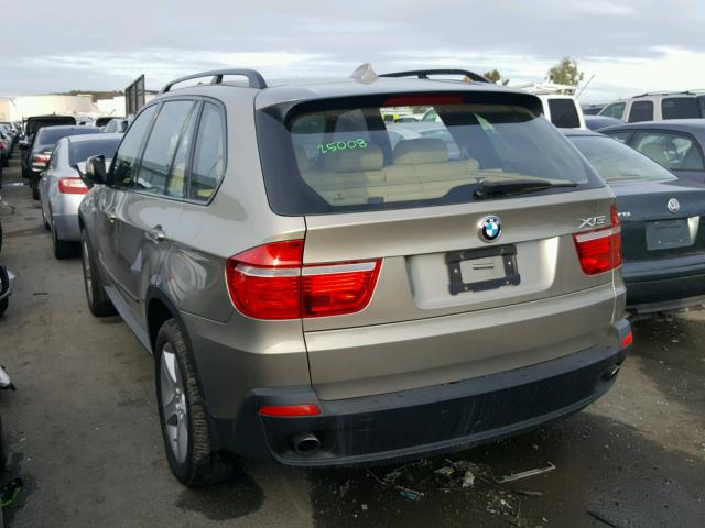 5UXFE43539L266083 - 2009 BMW X5 XDRIVE3 ოქროსფერი ფოტო 3