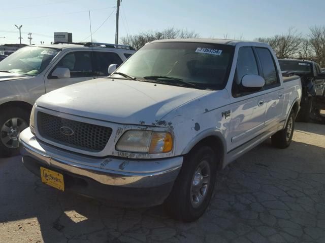 1FTRW07L71KD77632 - 2001 FORD F150 SUPER WHITE photo 2