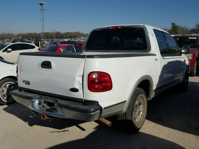 1FTRW07L71KD77632 - 2001 FORD F150 SUPER WHITE photo 4