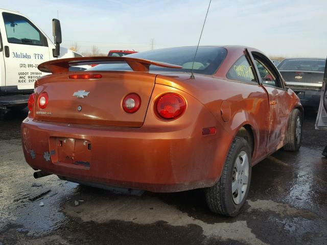 1G1AK15F067867974 - 2006 CHEVROLET COBALT LS ORANGE photo 4