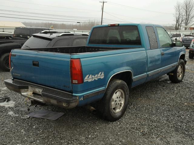 1GTEK19M0VE541104 - 1997 GMC SIERRA K15 TEAL photo 4