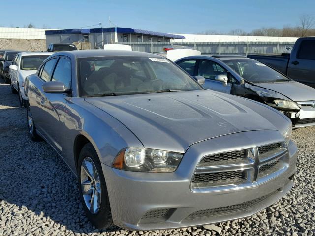 2C3CDXBG5DH636603 - 2013 DODGE CHARGER SE SILVER photo 1