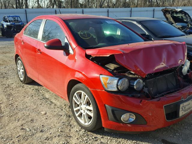 1G1JC5SH8C4226661 - 2012 CHEVROLET SONIC LT RED photo 1