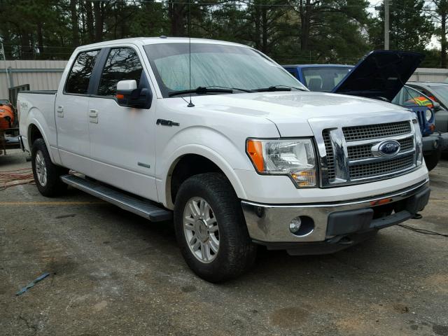 1FTFW1ET9BFB64123 - 2011 FORD F150 SUPER WHITE photo 1