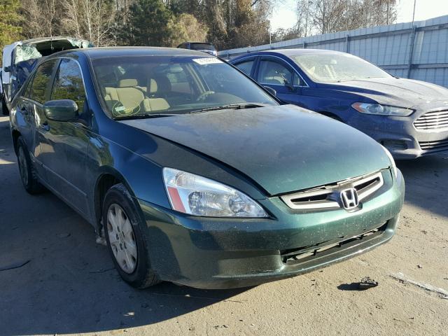 JHMCM56373C061489 - 2003 HONDA ACCORD LX GREEN photo 1