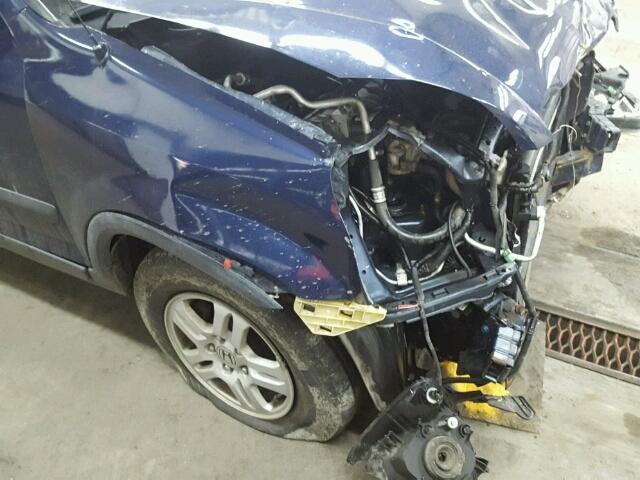 JHLRD78842C083158 - 2002 HONDA CR-V EX BLUE photo 9