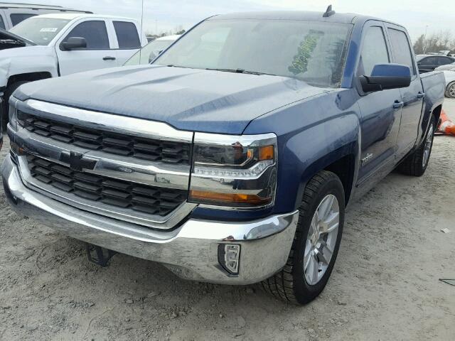 3GCPCREC9HG211234 - 2017 CHEVROLET SILVERADO BLUE photo 2