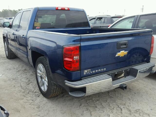 3GCPCREC9HG211234 - 2017 CHEVROLET SILVERADO BLUE photo 3