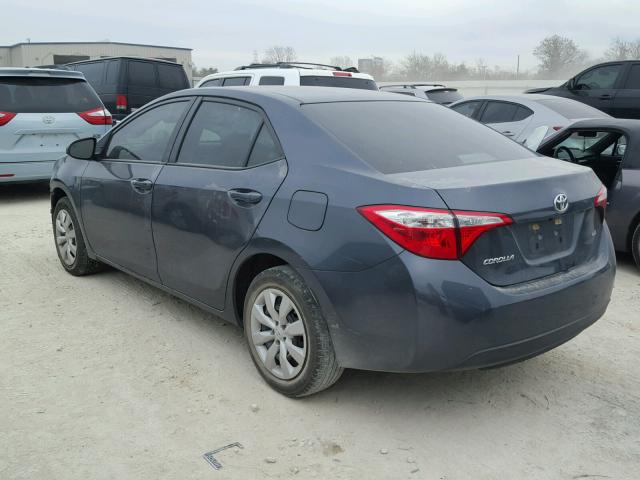 5YFBURHE5FP249779 - 2015 TOYOTA COROLLA L GRAY photo 3