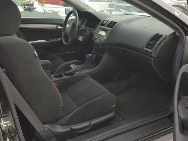 1HGCM72317A012147 - 2007 HONDA ACCORD LX BLACK photo 5