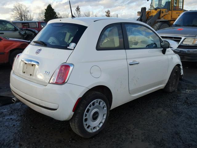 3C3CFFAR7CT359840 - 2012 FIAT 500 POP WHITE photo 4