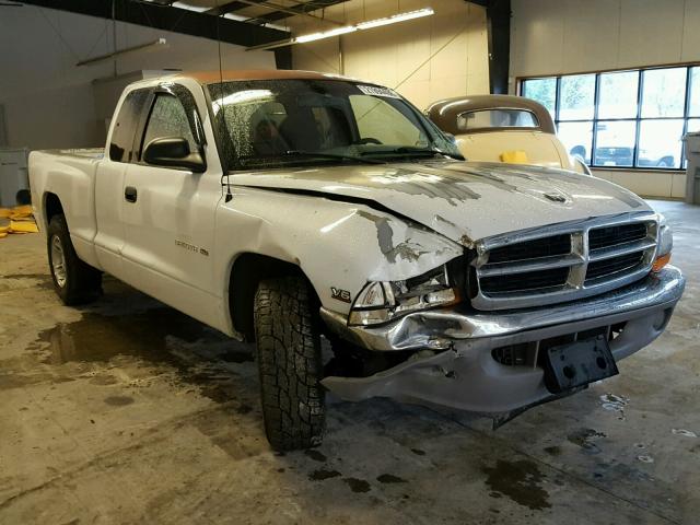 1B7GL23X6VS159577 - 1997 DODGE DAKOTA WHITE photo 1