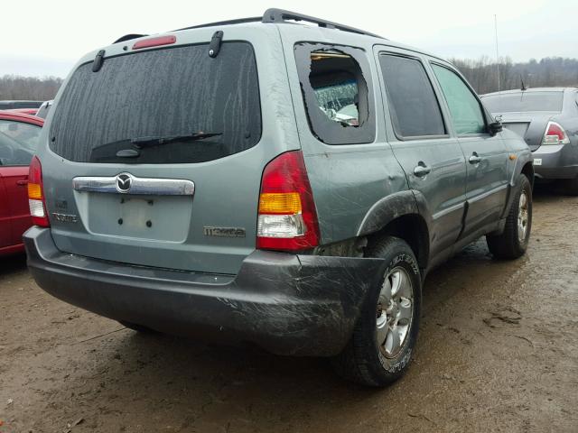 4F2YZ04154KM06698 - 2004 MAZDA TRIBUTE LX BLUE photo 4